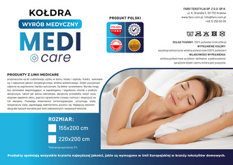 KOŁDRA 155X200 MEDI CARE