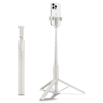 Spigen Tripod Selfie Stick MagSafe Auto-Open, dune beige