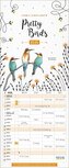 Familienplaner Pretty Birds 2026