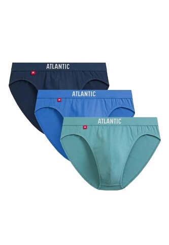 Slipy Atlantic 3MP-094/25 A'3 S-2XL niebieski-zielony S