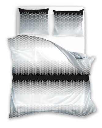 POŚCIEL KPL. GLAMOUR 018 140X200+70X90 BAW.