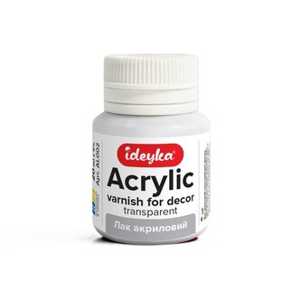 Błyszczący lakier akrylowy do dekoracji 20ml