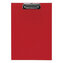 Jednodeska A4 PP s klipem červená
