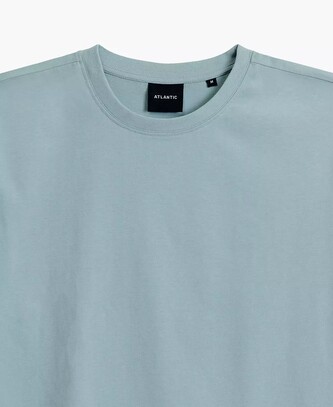 Koszulka Atlantic NMT-033 T-Shirt S-2XL niebieski S