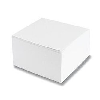 Kostka bílá volná 84x84x70 v plastu