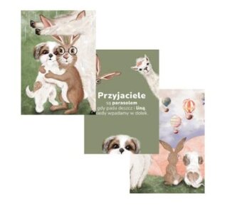 Plakaty A4 Przyjaźń 3szt