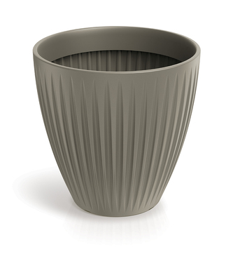 Květináč LATIA ROUND MIDL 48 cm - barva: mocca