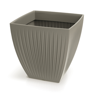 Květináč LATIA SQUARE MIDL 60 cm - barva: mocca