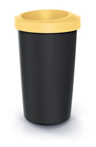 Odpadkový koš COMPACTA R DROP -objem: 25 l,  barva: světle žlutá