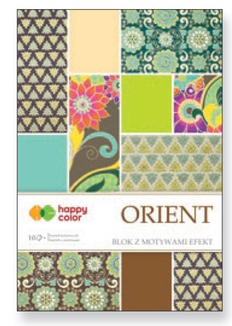 Blok s effect papíry 20 x 29 cm Orient 170-220 g