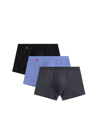 Bokserki Atlantic 3MH-210 A'3 S-2XL czarny-denim-grafitowy S