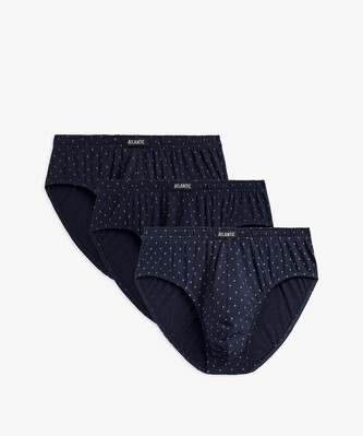 Slipy Atlantic 3MP-169 A'3 M-3XL granatowy-granatowy M