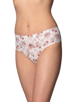 Figi Lama Laser Cut L-POL 5032 BI-N S-XL ecru-różowy pudrowy L