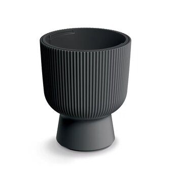 Květináč MILLY s vkladem 29,8 cm - barva: uhelná