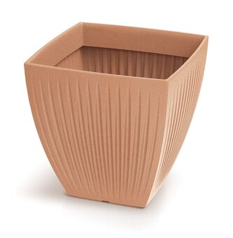 Květináč LATIA SQUARE MIDL 40 cm - barva: terakota