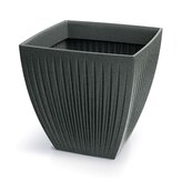 Květináč LATIA SQUARE MIDL 60 cm - barva: černý granit