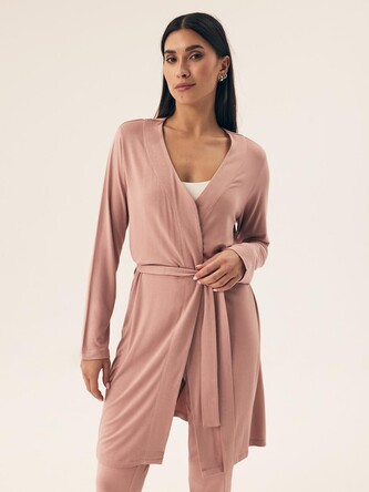 Szlafrok Henderson Ladies 42681 Noves dł/r  S-XL sand M