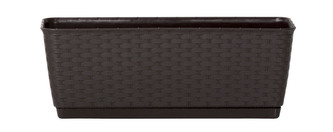 Truhlík s miskou RATOLLA P 59 cm - barva: umbra