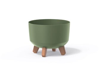 Květináč GRACIA STANDARD 20 cm - barva: zemitě zelená