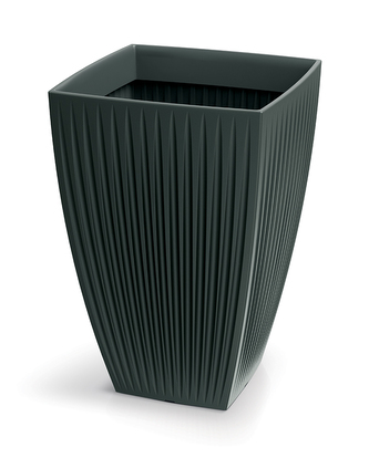 Květináč LATIA SQUARE HIGH 40 cm - barva: antracit