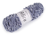Pletací žinylková příze Alice 100 g - 1 ks - 26 modrošedá sv.