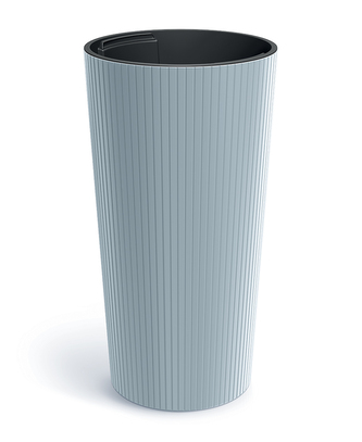 Květináč LAMIA SLIM 20 cm - barva: světle šedá