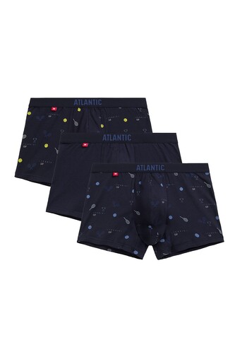 Bokserki Atlantic 3MH-050 A'3 S-2XL granatowy-granatowy XL