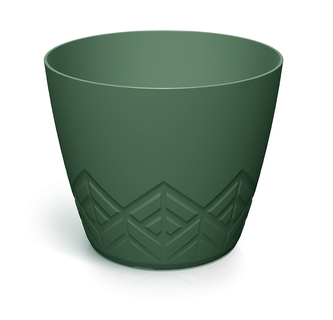 Květináč ARECO 23,8 cm - barva: tmavě zelená