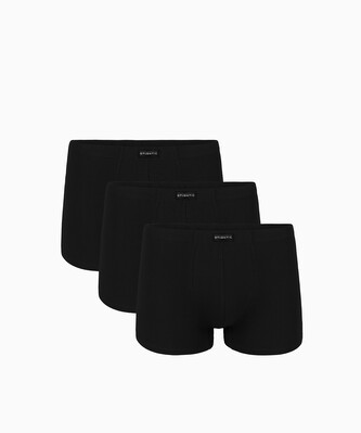 Bokserki Atlantic 3BMH-007 A'3 S-2XL czarny L