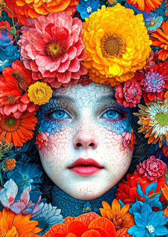 Puzzle V obětí květin 1000 dílků