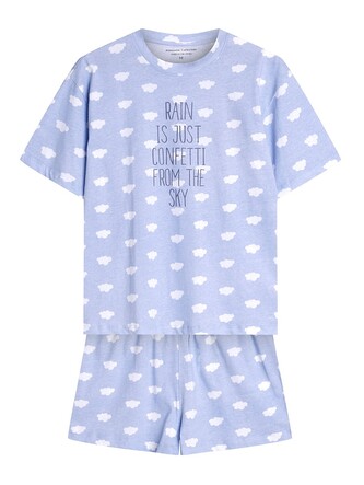 Piżama Henderson Ladies 42732 Nubes kr/r S-XL pale blue S