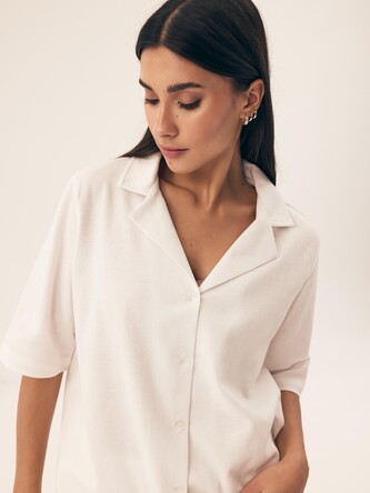 Piżama Henderson Ladies 43348 Nilsa 2 kr/r S-L rozpinana cream L