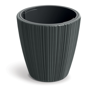 Květináč ORO 34,9 cm - barva: tmavě šedá