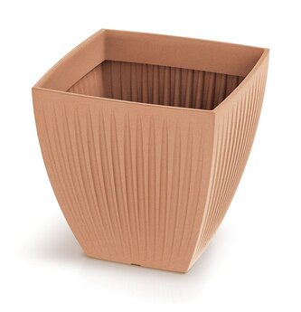 Květináč LATIA SQUARE MIDL 30 cm - barva: terakota