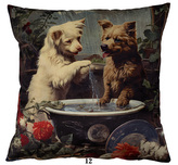 POSZEWKA WELUR DRUK 40CM X 40CM PDW-012