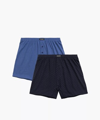 Bokserki Atlantic 2MBX-059 A'2 S-3XL niebieski-granatowy XL