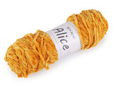 Pletací žinylková příze Alice 100 g - 1 ks - 19 hořčicová