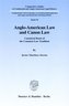 Anglo-American Law and Canon Law.