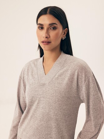 Piżama Henderson Ladies 42024 Fudge dł/r S-XL light grey L