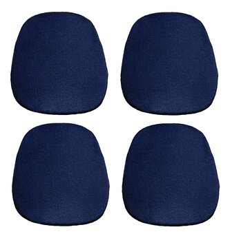Sada podsedáků Klasik 36x38 cm, 4dílná, Jersey, tmavě modrá