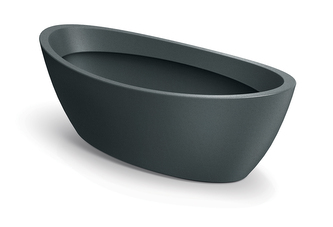 Květináč ARIA OVAL 60 cm - barva: grafit
