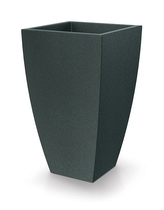 Květináč MOODA SQUARE 40 cm - barva: černý granit