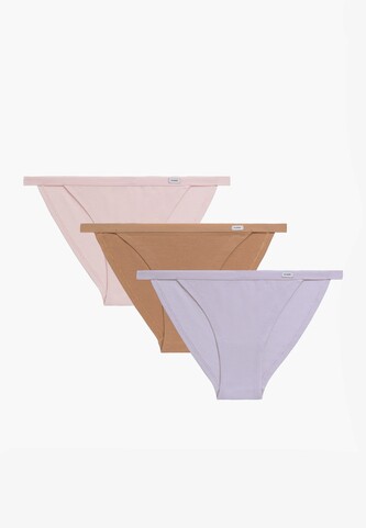 Figi Atlantic 3LP-216 A'3 Tanga S-XL różowy-beżowy-lawendowy XL