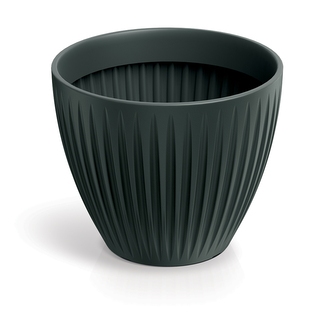 Květináč LATIA ROUND 40 cm - barva: antracit