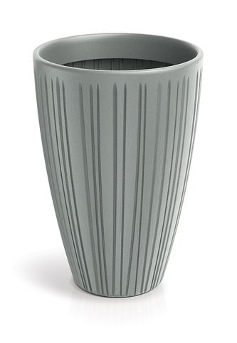 Květináč FERO ROUND MIDL 48 cm - barva: betonová šedá