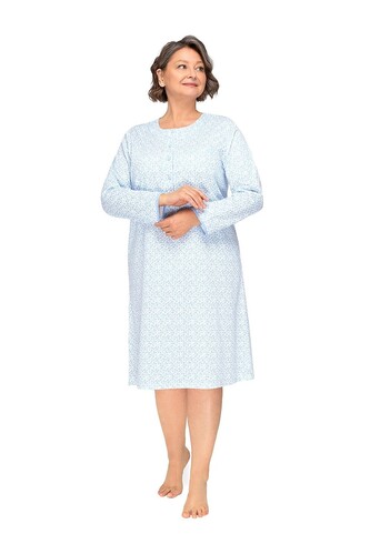 Koszula Martel Basia III 264 dł/r  M-3XL niebieski XL