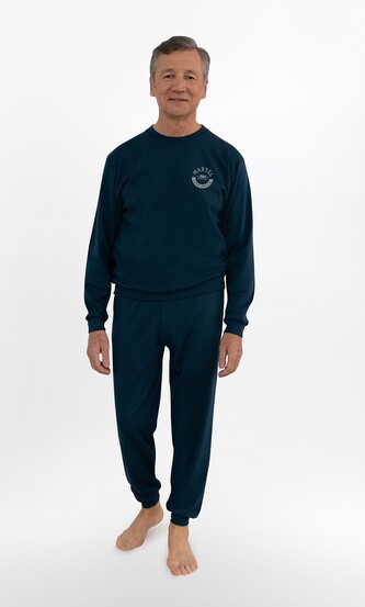 Piżama Martel 417 Konrad II dł/r M-3XL morski XXL