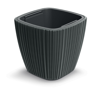 Květináč ORO 29 cm - barva: tmavě šedá