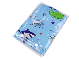 Dětská pláštěnka s obrázky - 1 ks - 69 (110) modrá dětská ryba