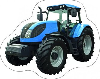 Chlapecký polštářek TRAKTOR bílý 45cm
